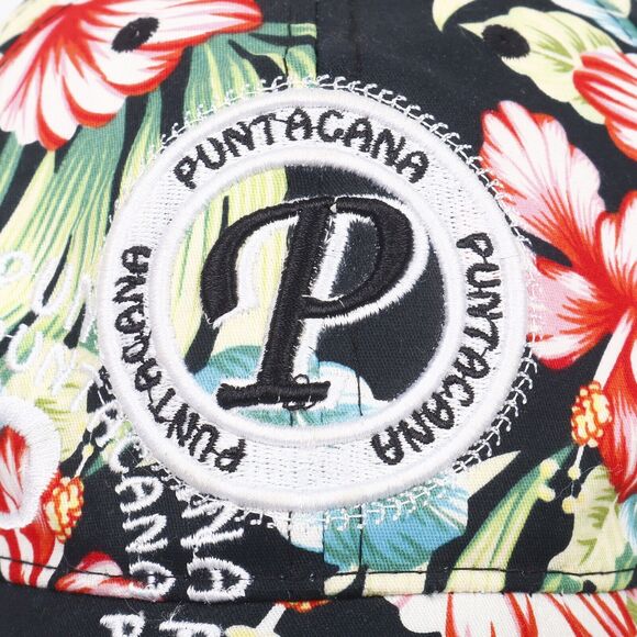 Punta Cana Kaliko Embroidered Logo Patch AOP Floral H&L Ball Cap Hat - Picture 3 of 11
